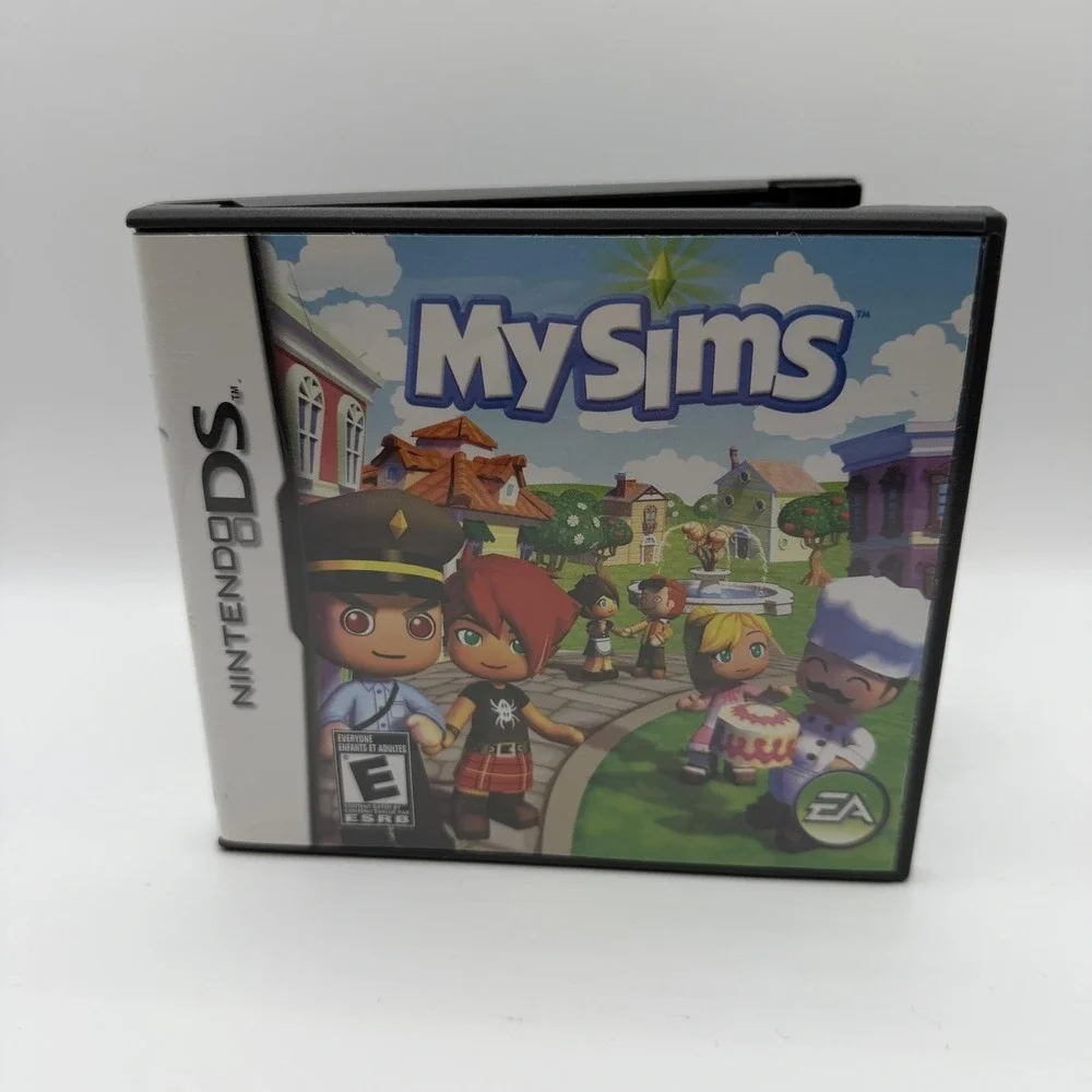 MySims Nintendo DS Game E EA NTSC-U/C Case‎ Manual 2007 Simulation Family